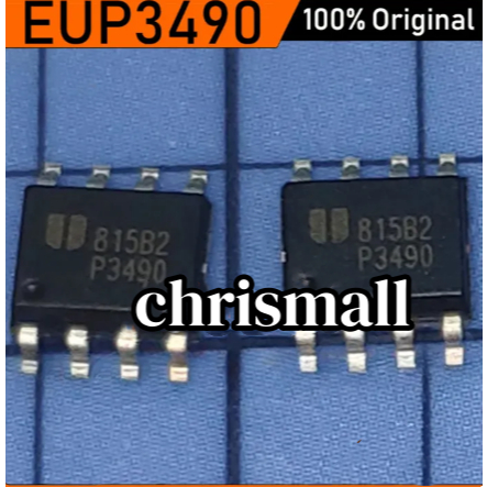 5PCS 3PCS 1PCS P3490 SOP8 P 3490 EUP3490 EUP3490WIR1 SOP-8 SOP SMD 3A/40V Step-Down Converter ชิป IC