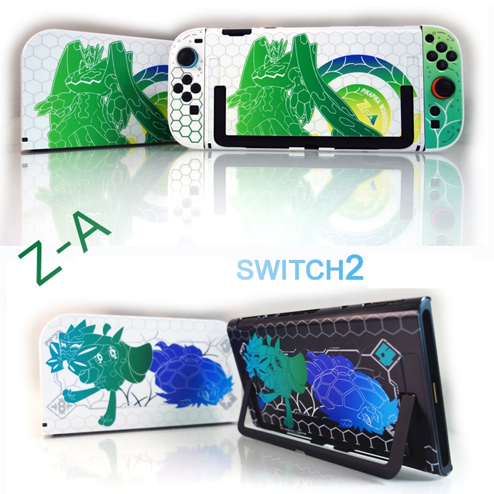 Pokémon LEGENDS ZA รูปแบบฐานและคอนโซลสําหรับ Nintendo Switch 2 TPU ฝาครอบป้องกันอุปกรณ์เสริมเข้ากันไ