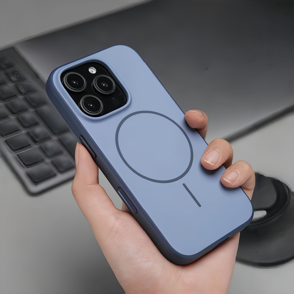 【TPU+Pc/Matte hard case/Orange】เคส compatible for iPhone 16 17 pro max case - รูปที่ 5