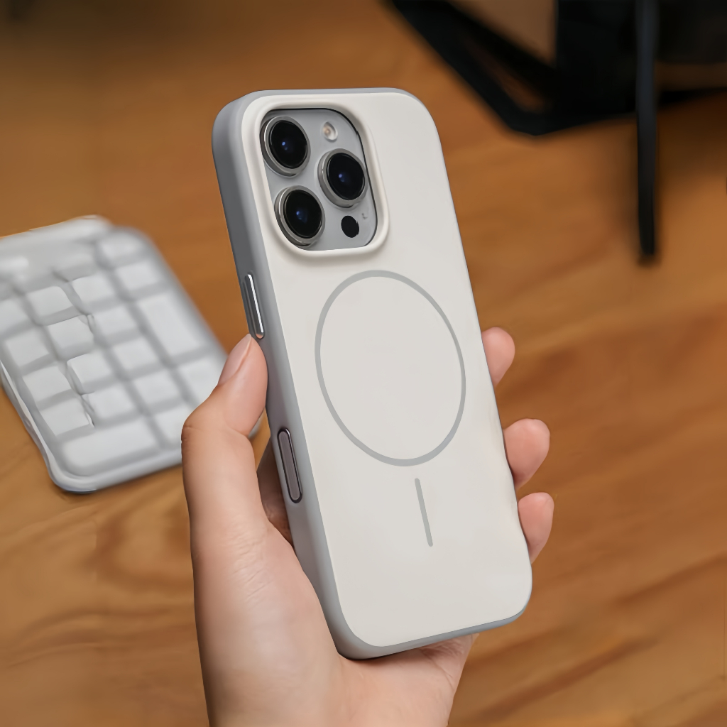 【TPU+Pc/Matte hard case/Orange】เคส compatible for iPhone 16 17 pro max case - รูปที่ 3