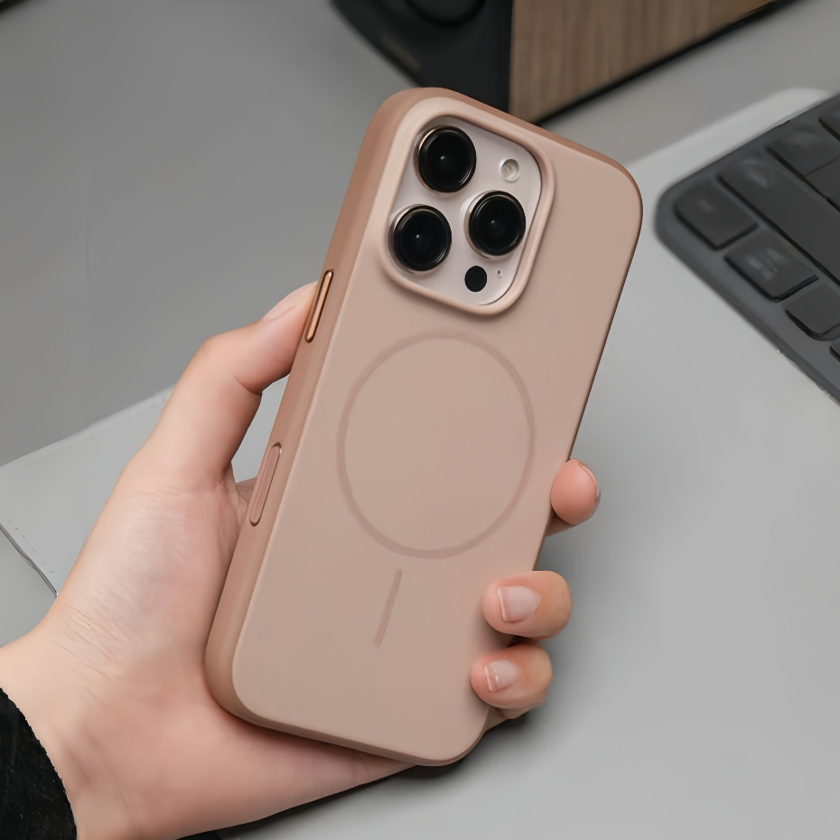 【TPU+Pc/Matte hard case/Orange】เคส compatible for iPhone 16 17 pro max case - รูปที่ 6