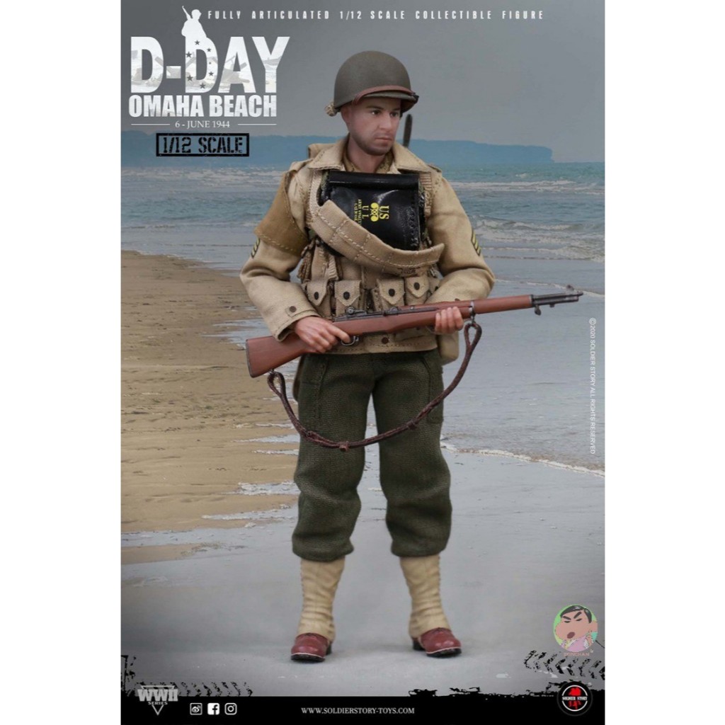 Soldier Story SSM-005 1/12th Scale WWII US. 2nd Ranger Battalion “Sergeant” Collectible Action Figur