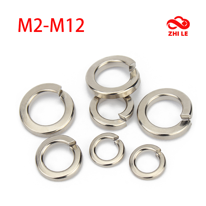 M2-M12 ฤดูใบไม้ผลิเครื่องซักผ้าโลหะชุบนิกเกิลชุดเครื่องซักผ้าสกรูปะเก็นภายในเครื่องซักผ้าบาง Spacer M2.5 M3 M5 M6 M8