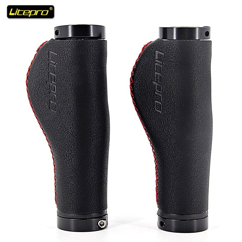 Bike Grips ไฟเบอร์หนัง City Bike สกู๊ตเตอร์ MTB จักรยาน JAVA ฝาครอบแฮนด์จับบาร์ปลายลื่นล็อคคู่ 1 คู่