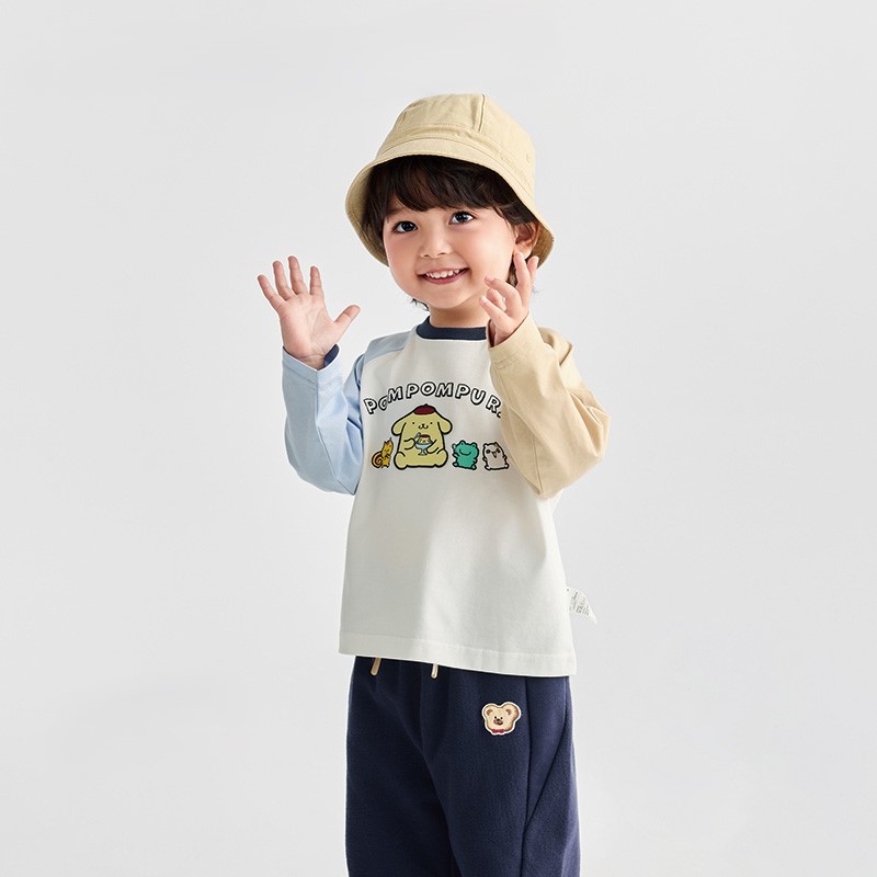 เสื้อยืดบัลลาบัลลา สำหรับเด็กชาย ซานริโอ ไอพี แบบ سريعแห้งและเย็นสบาย คอลเลกชันใหม่