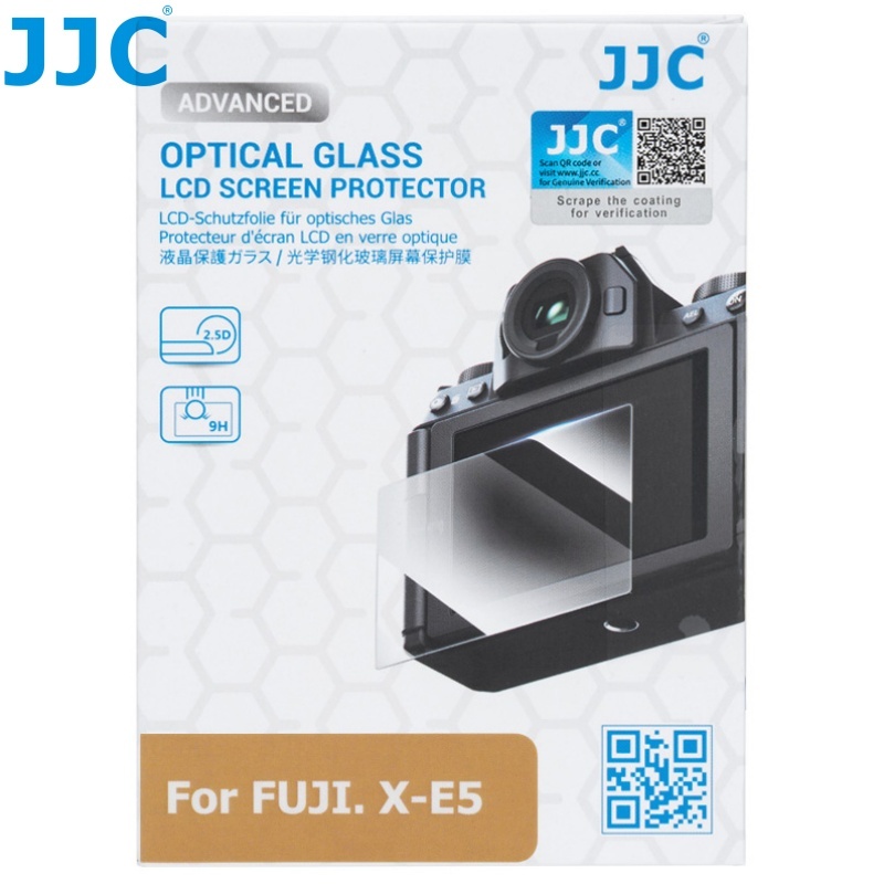 JJC ฟิล์มกันรอยหน้าจอสำหรับกล้อง Fujifilm X-E5 XE5 กล้อง 9H ฟิล์ม LCD Anti-scratch Anti-Fingerprint ป้องกันหน้าจอกระจกนิรภัยสําหรับ