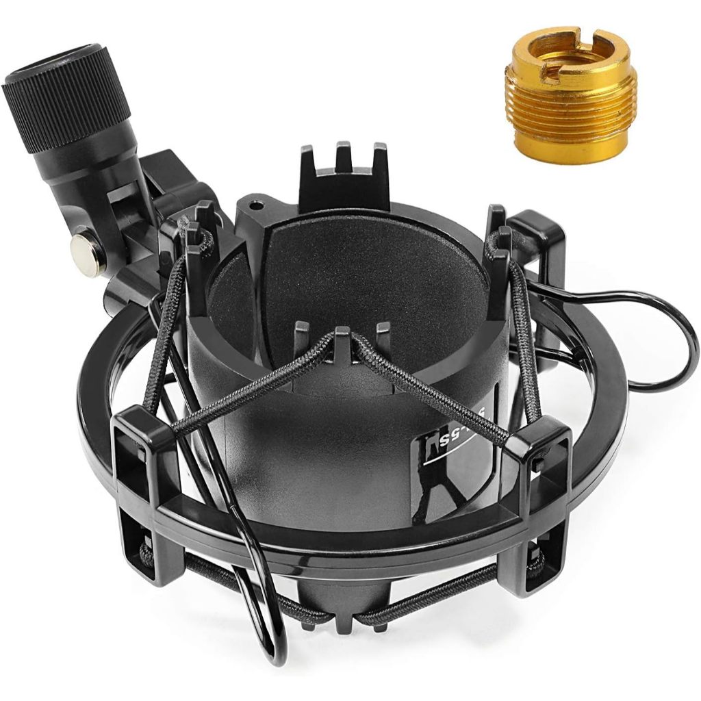 AT2020 Shock Mount, Shock Mount Stand ลดเสียงรบกวนการสั่นสะเทือนสําหรับ Audio Technica AT2020 AT2035 AT40 AT2020USB ATR2500x คอนเดนเซอร์ Micphone