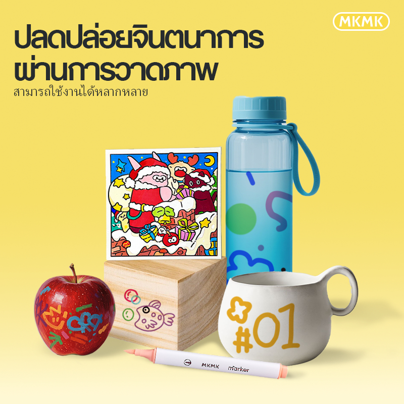 ม.ค อะคริลิเครื่องหมายนุ่มเคล็ดลับปากกาสีวาดการคํานวณจิตรกรรมศิลปะปากกา - รูปที่ 2