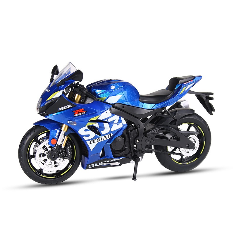 1/12 Scale Suzuki Gsx1000R Diecast Alloy Motorcycle Collectable Toy Gifts for Children