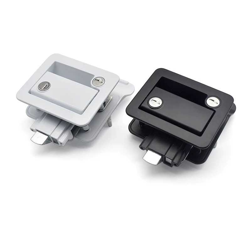 Alaskar.  ล็อคประตูรถบ้าน ล็อคประตู RV อลูมิเนียมสำหรับ Camper Travel Trailer Motorhome