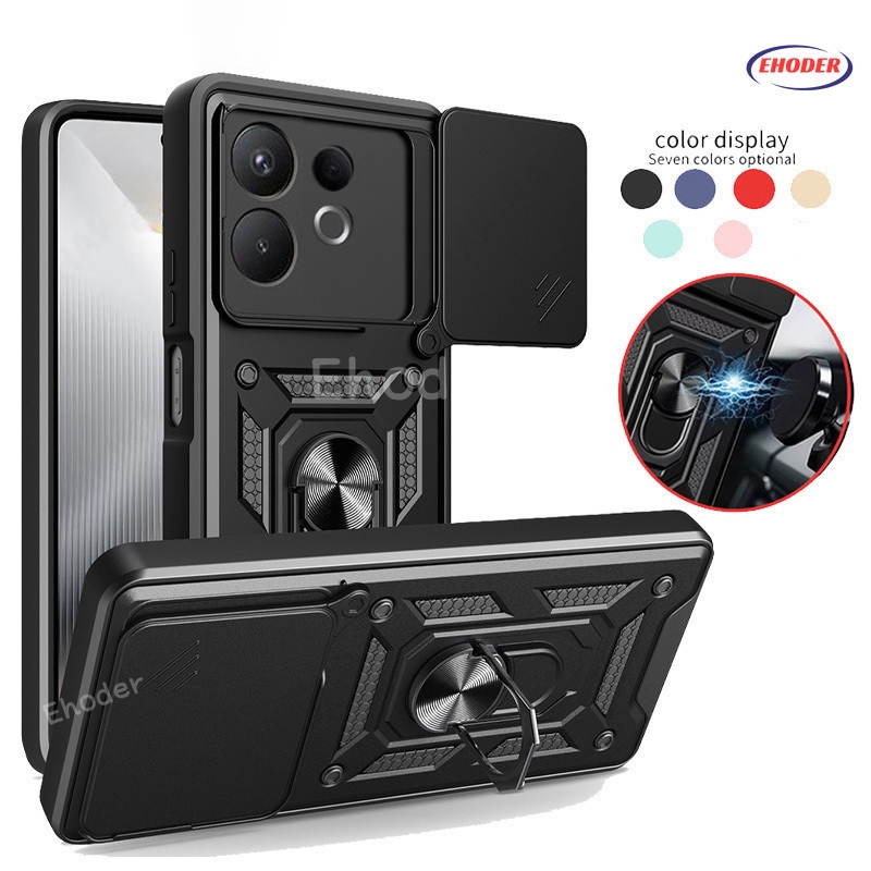 ปลอกสําหรับ VIVO X200 FE 4G 5G 2025 สไลด์กล้องเลนส์ป้องกันกรณีสําหรับ VIVOX200FE X200FE เกราะกันกระแทกฝาครอบโทรศัพท์แม่เหล็กผู้ถือรถ