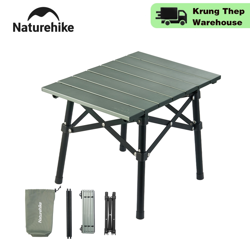 Naturehike แบบพกพามินิ Urltralight ตารางกลางแจ้ง Camping อลูมิเนียมโต๊ะพับโต๊ะปิกนิกสําหรับเดินป่า