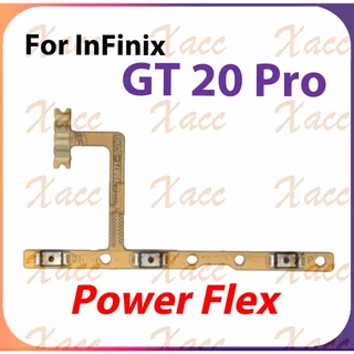 สําหรับ InFinix GT 20 Pro X6871 ปุ่มปรับระดับเสียงไฟ Flex Cable พร้อม ON OFF Side Key Output Ribbon Repair Part เปลี่ยนการติดตั้งโทรศัพท์
