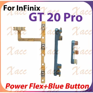 สําหรับ InFinix GT 20 Pro X6871 ปุ่มปรับระดับเสียงไฟ Flex Cable พร้อม ON OFF Side Key Output Ribbon Repair Part เปลี่ยนการติดตั้งโทรศัพท์