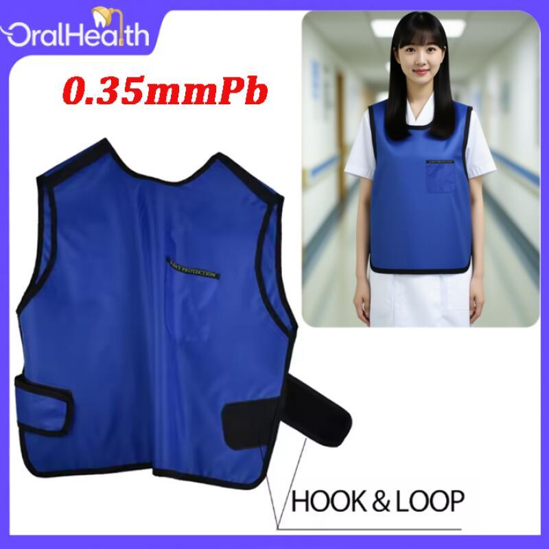 ชุดป้องกันรังสีทันตกรรม 0.35 มม. เสื้อกั๊กป้องกันรังสี X-Ray ผ้ากันเปื้อนตะกั่วสั้น