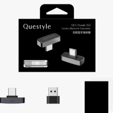 QUESTYLE QCC Dongle Pro เครื่องส่งสัญญาณบลูทูธรองรับ PS5 สวิทช์คอมพิวเตอร์ Lossless LDAC HiFi อะแดปเ