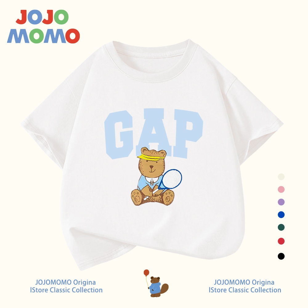 เสื้อยืดแขนสั้นเด็ก ลายการ์ตูนน่ารัก ผ้า Cotton 100% สวมใส่สบาย ระบายอากาศได้ดี สุดหล่อ