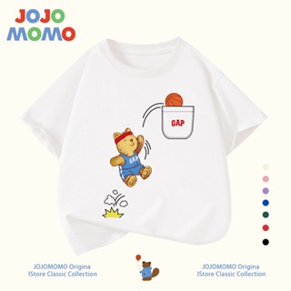 เสื้อยืดแขนสั้นเด็ก ผ้านุ่ม 100% Cotton สไตล์เกาหลี ลายการ์ต…