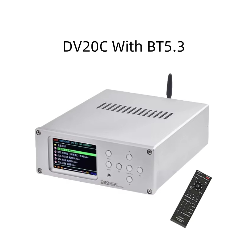 BRZHIFI DV20C Flagship Digital Turntable USB Lossless Player DSD Hard Decompress Dual ES9038 ถอดรหัส