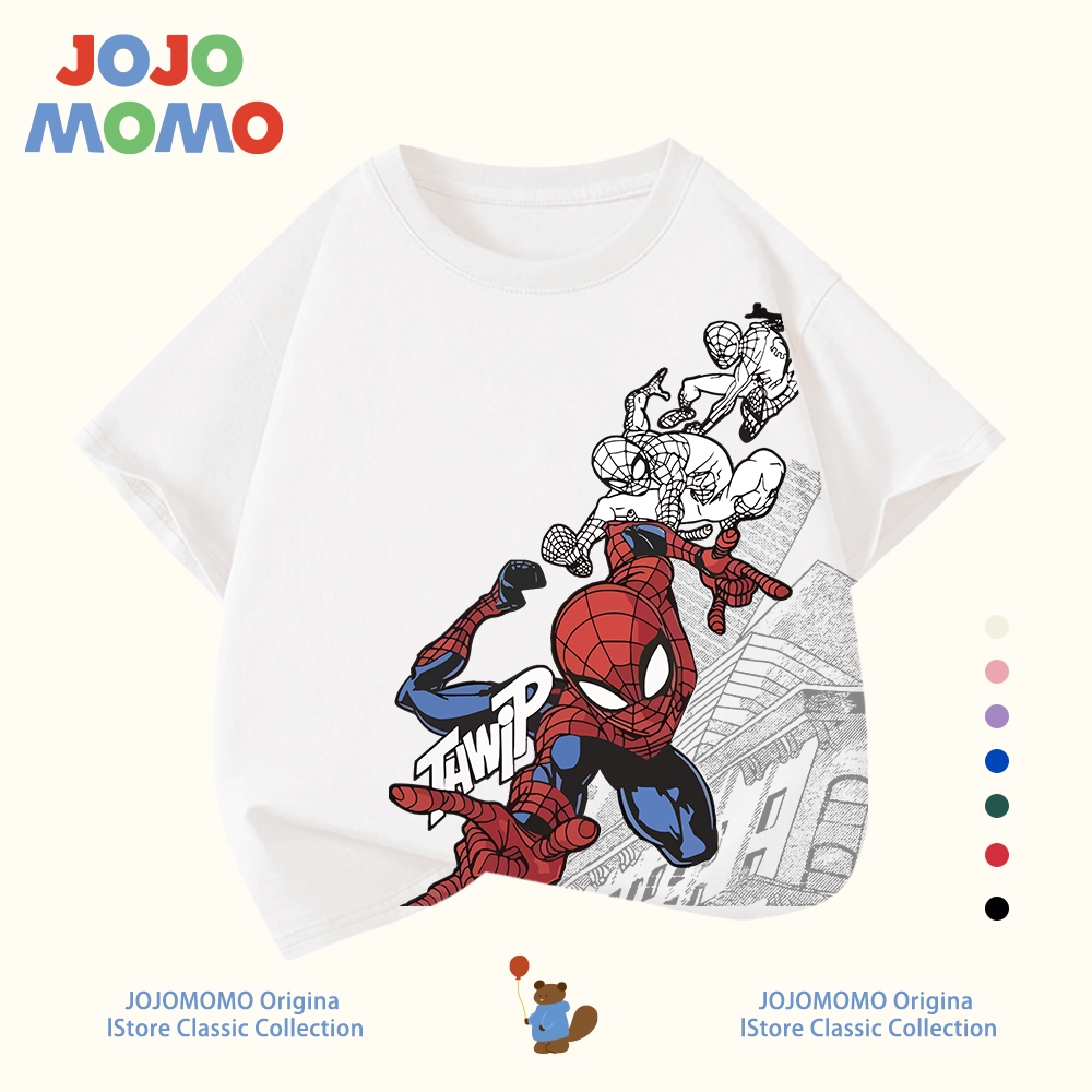เสื้อยืดเด็กผู้ชาย เสื้อเด็กโต เสื้อยืด สไปเดอร์แมน รูปที่ 2