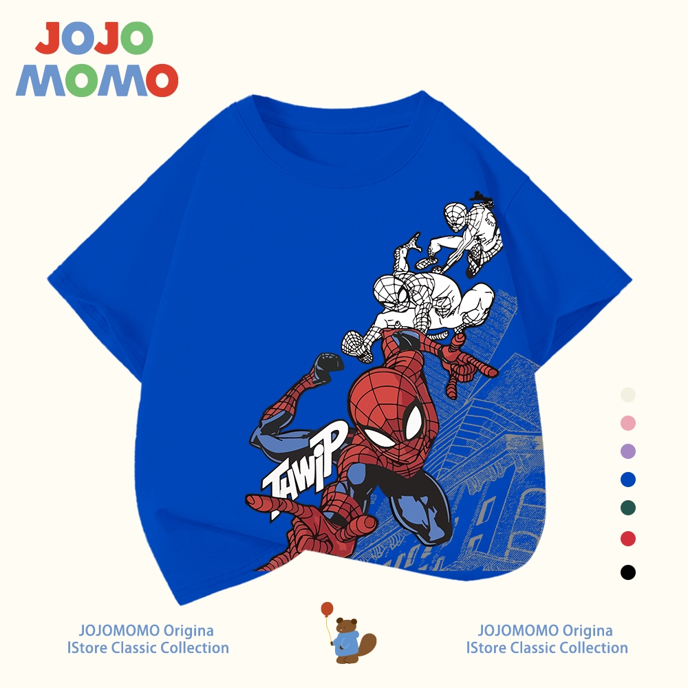 เสื้อยืดเด็กผู้ชาย เสื้อเด็กโต เสื้อยืด สไปเดอร์แมน รูปที่ 7