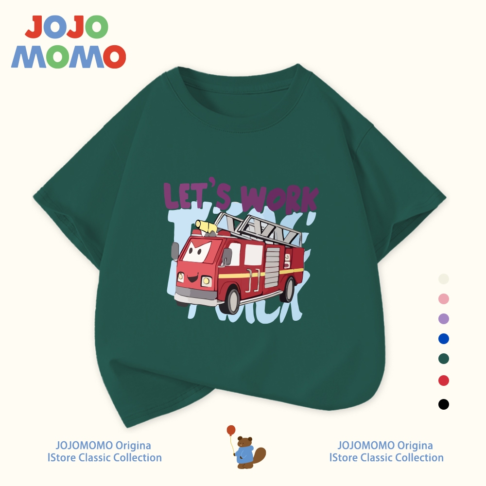 เสื้อยืดเด็กผู้ชาย ผ้าฝ้าย 100% ลายการ์ตูนรถ แขนสั้น นุ่มสบาย ‼️ใส่หลวม ระบายอากาศดี ไซส์ 90-150 ซม - รูปที่ 6