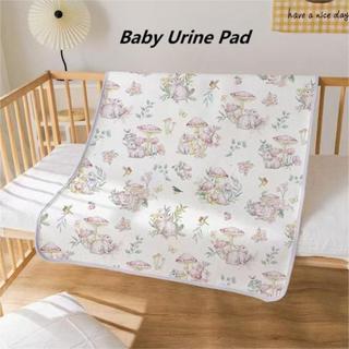 ผ้าฝ้ายเด็กแผ่นปัสสาวะกันน้ําแผ่นเตียงเปลที่นอนป้องกัน