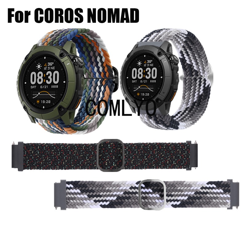 สําหรับ COROS NOMAD สายนาฬิกาอัจฉริยะไนลอนความยืดหยุ่นเข็มขัดนุ่มผู้หญิงผู้ชายสายรัดข้อมือกีฬา
