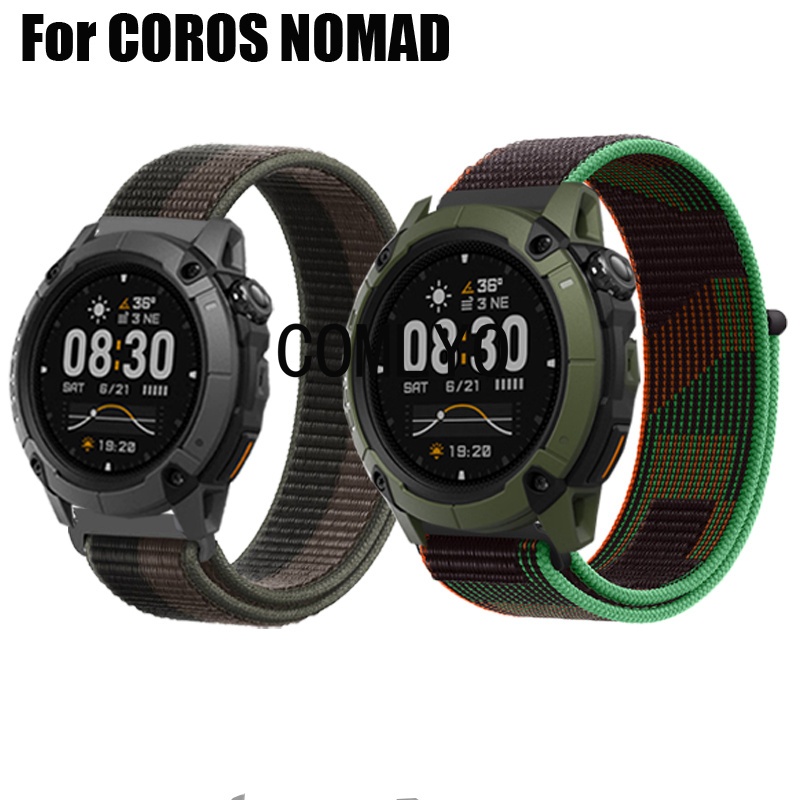 สําหรับ COROS NOMAD สายนาฬิกาสมาร์ทไนลอนห่วงนุ่มกีฬาเข็มขัด Watchband ผู้หญิงผู้ชาย