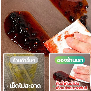 ผ้าปูโต๊ะพีวีซีเสื่อโต๊ะใสเป็นมิตรกับสิ่งแวดล้อมไม่มีกลิ่นตารางเสื่อน้ํามันหลักฐานต่อต้านลวกโต๊ะค