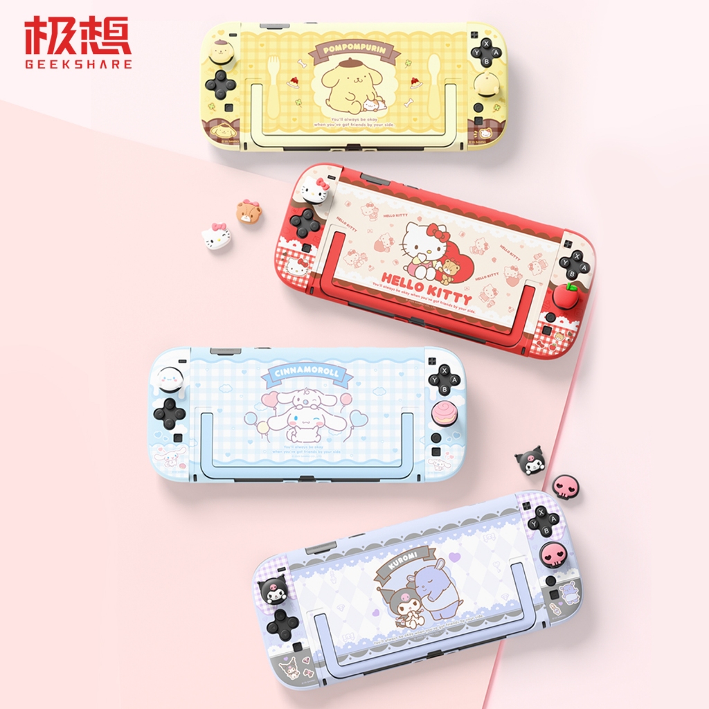 Geekshare Sanrio Kuromi HelloKitty Theme เคสป้องกันสําหรับ Nintendo Switch2 (2025)