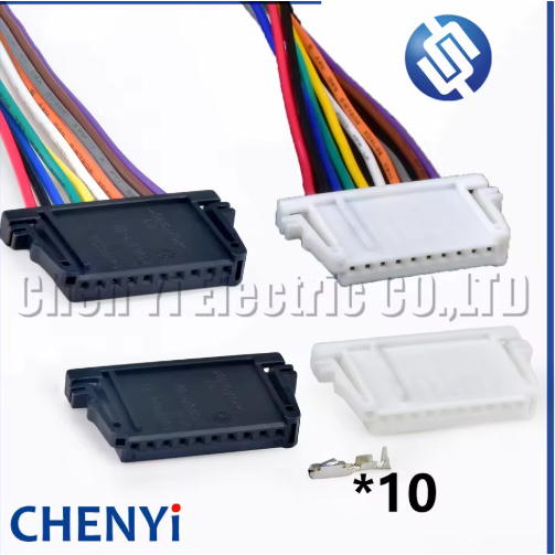 10 Pin ขั้วต่อรถยนต์ ปลั๊กสายรัดโมดูลไฟท้ายเบาะรถยนต์ 9132571-02 1-929423-2 9132576-02 2-929423-2 สําหรับ บีเอ็มดับเบิลยู