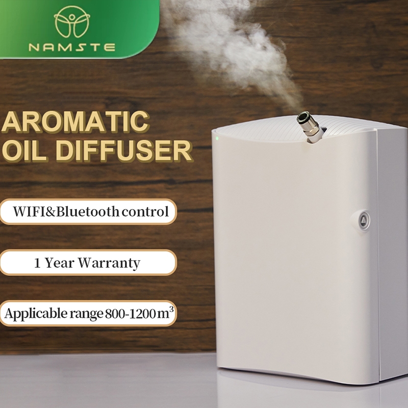 Namste 1200m3 Aromatherapy Diffuser เครื่องเพิ่มความชื้นในอากาศขนาดใหญ่ Waterless Air Diffuser อุปกรณ์ห้อง