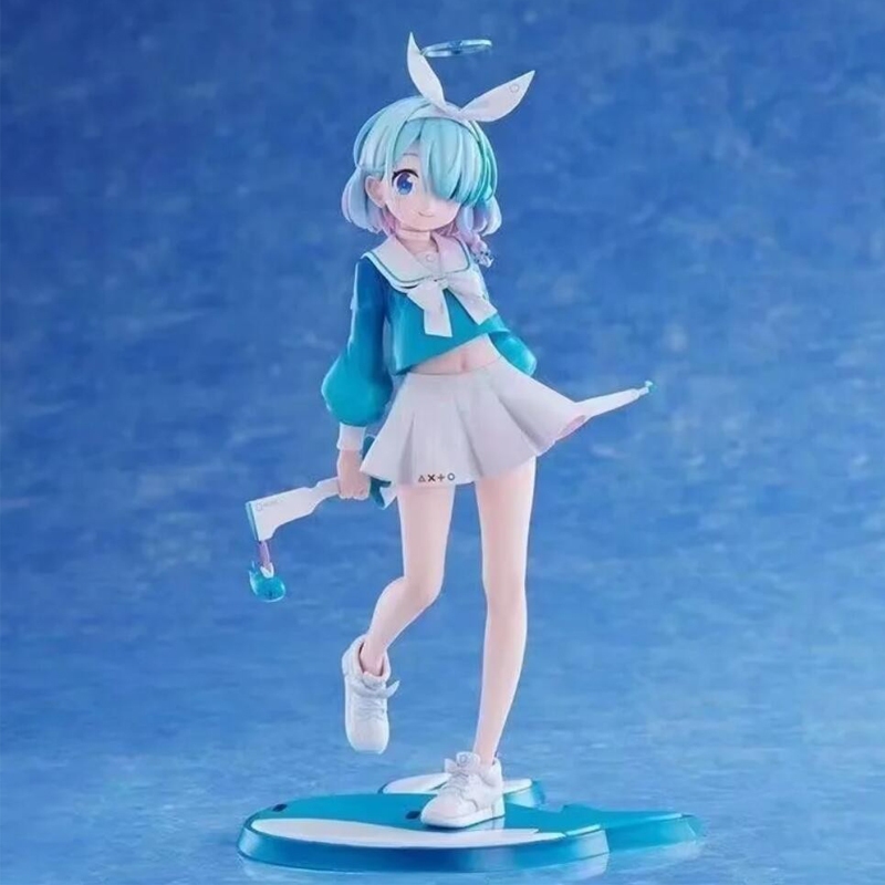 18 ซม.อะนิเมะ Blue Archive Arona น่ารักกระต่ายสาวเดสก์ท็อปเครื่องประดับตกแต่งบ้านหัตถกรรมขนาดเล็ก Figurines & Miniatures เทศกาลของขวัญ