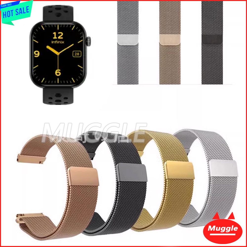 Infinix สายนาฬิกา Infinix Smart watch รุ่น XWatch H4 N4 Pro Infinix XWatch H4 Metal Milanese สายนาฬิ