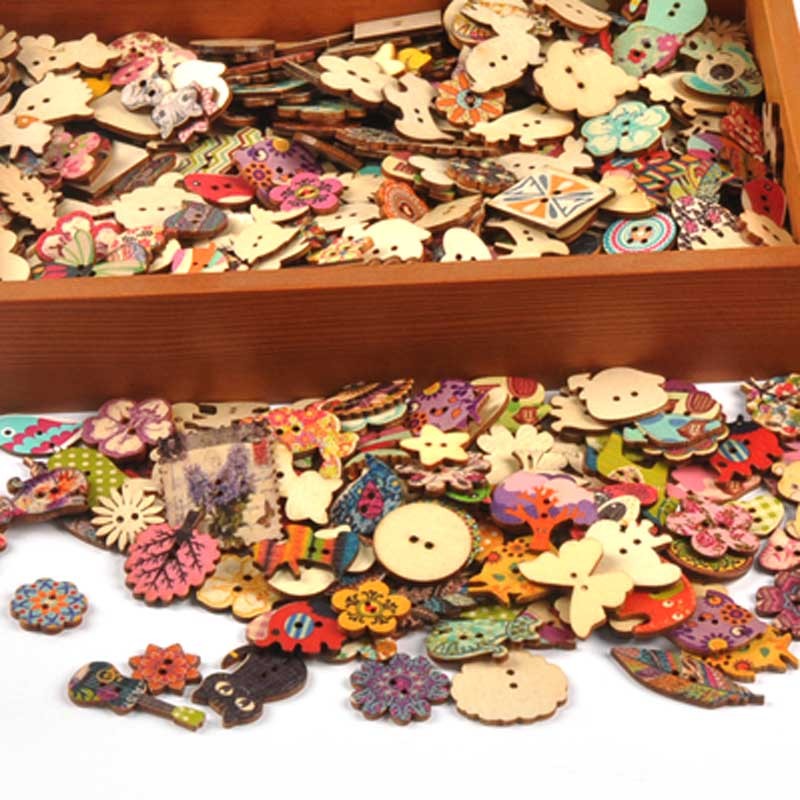 25 ชิ้น 15-35 มิลลิเมตร Vintage ผสมภาพวาดปุ่มไม้สําหรับงานฝีมือ Scrapbooking เย็บเสื้อผ้าปุ่ม DIY เด็กเครื่องแต่งกายอุปกรณ์ MT1893 ราคา ถูกที่สุด ดีลบีเคเค แกลเลอรีภาพที่ 4