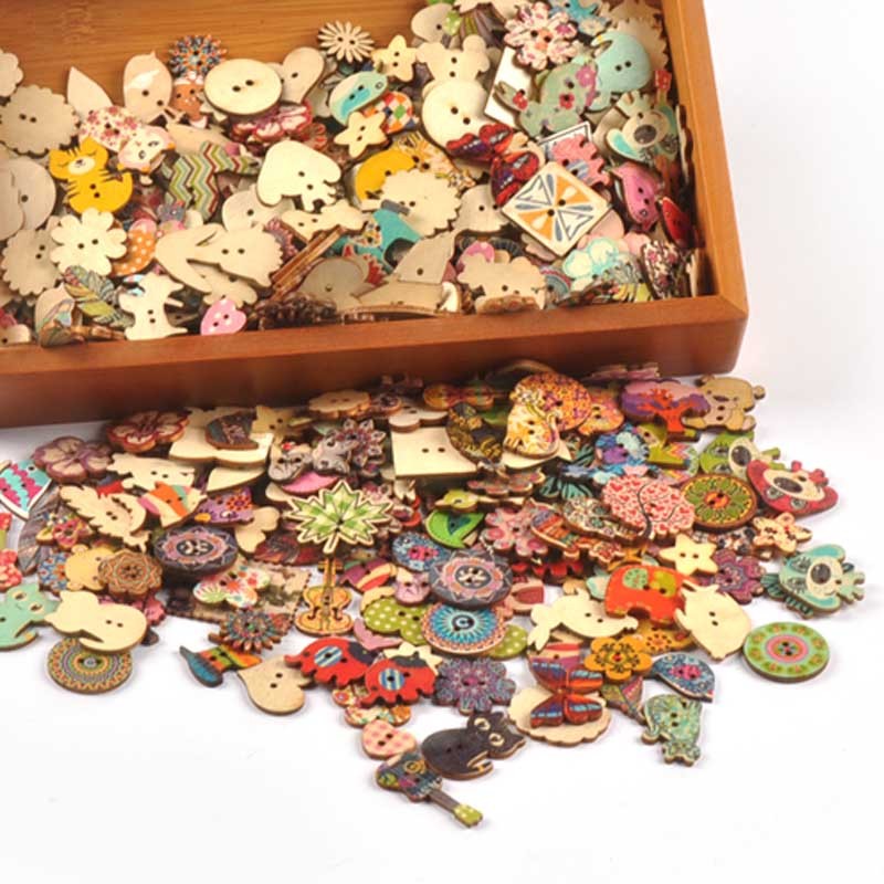 25 ชิ้น 15-35 มิลลิเมตร Vintage ผสมภาพวาดปุ่มไม้สําหรับงานฝีมือ Scrapbooking เย็บเสื้อผ้าปุ่ม DIY เด็กเครื่องแต่งกายอุปกรณ์ MT1893 ราคา ถูกที่สุด ดีลบีเคเค แกลเลอรีภาพที่ 6