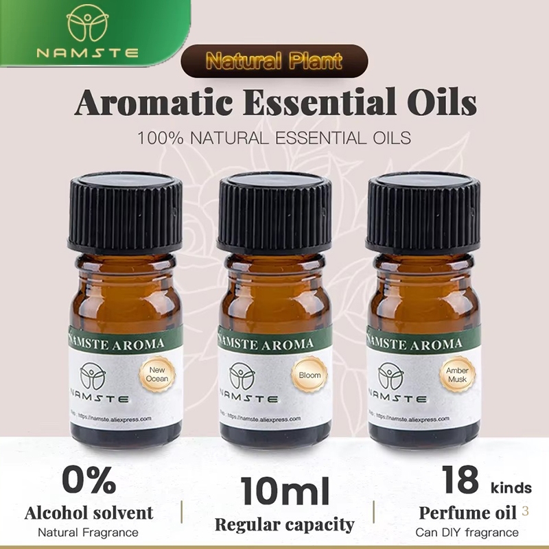 NAMSTE 5ML/10ML น้ํามันหอมระเหยอโรมาเธอราพี Aroma Air Diffused Aromatherapy น้ําหอมน้ําหอม