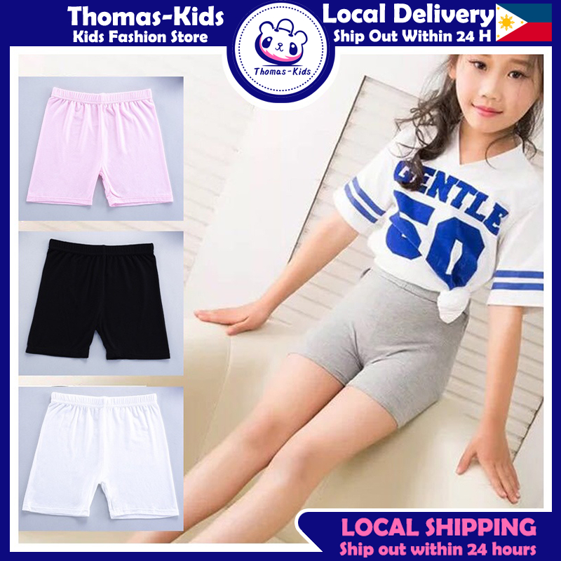 [Local Shipping] 3 -9ปี กางเกงขาสั้น รัดรูป เอวสูง ใส่สบาย ใต้กระโปรง ฤดูร้อน สํ