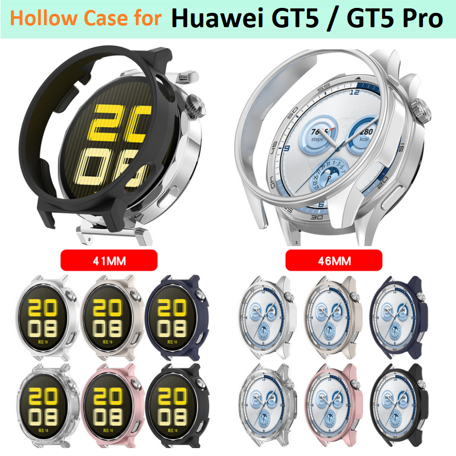 Protective Case for Huawei Watch GT5 สาย Huawei watch GT 5 Pro Case PC Huawei GT5 สาย Huawei GT 5 pr