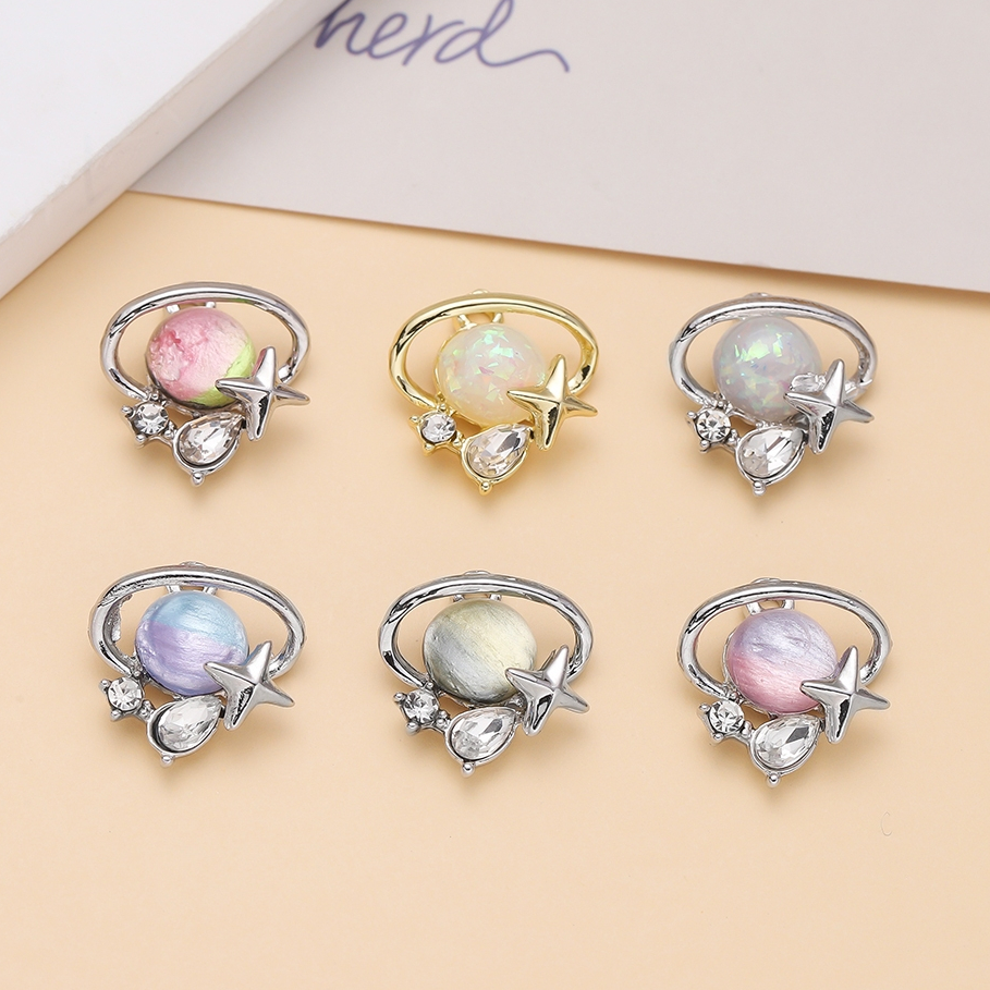 St.kunkka 1Pcs 15*16.5mm จี้ดาวเคราะห์โลหะผสมสำหรับสร้อยข้อมือสร้อยคอ DIY