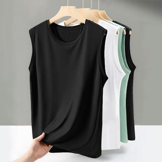 เดลิเวอรี่ในประเทศไทย เสื้อกั๊ก เสื้อยืดแขนกุด ผ้าเรยอน ทรงห…