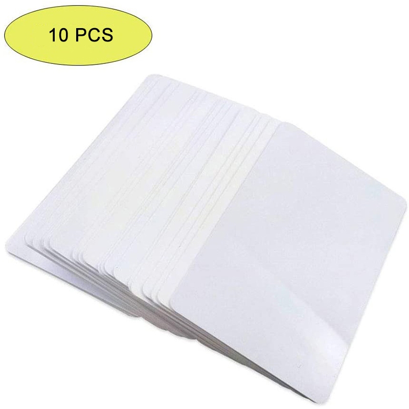 13.56MHz MF Classic 1K, การ์ด RFID Smart / การ์ด M1, ISO14443A การ์ด PVC RFID เปล่าพิมพ์ได้สําหรับ Access Control, cads, ฯลฯ (10 ชิ้น)