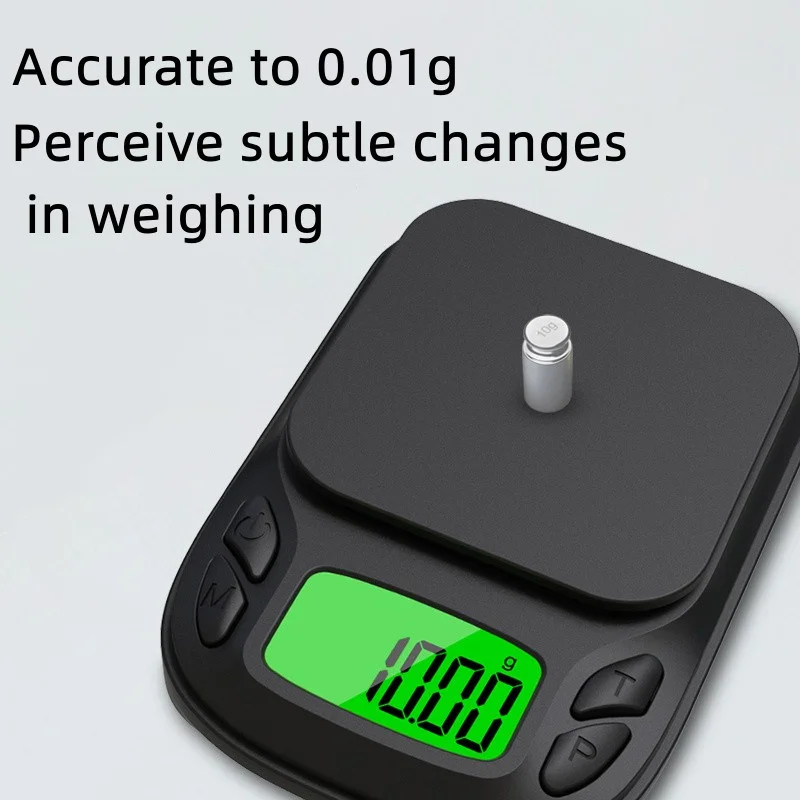 Precision Pocket Scale-Digital Gram เครื่องประดับอาหารออนซ์/Grains Scale พร้อม Backlit LCD-Mini Scal