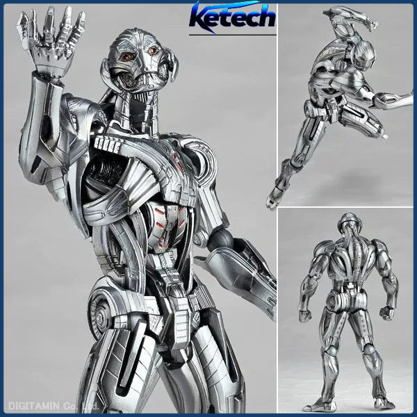 AC Toys Kaiyodo Amazing ฮัลค์ 16 ซม. ตุ๊กตาแอคชั่น อเวนเจอร์ส อะนิเมะ ฟิกเกอร์ โมเดล PVC ของขวัญแบบกำหนดเอง รูปปั้นทหาร ของสะสม