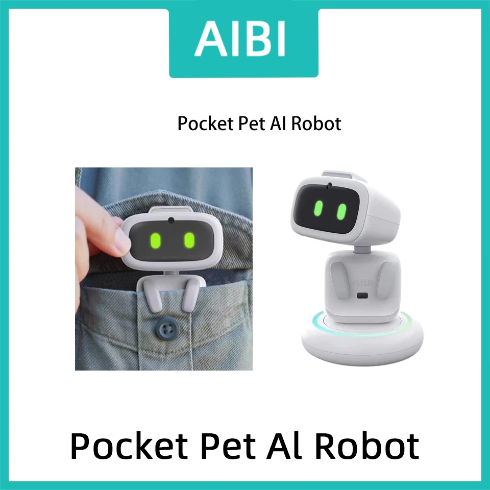 AIBI Smart Robot Pocket Pet Abby Pet AI Intelligence พร้อมรองรับ GPT และกล้องหมุนได้
