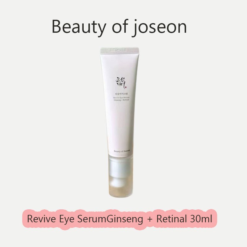 Beauty of joseon Ginseng Eye Cream Light Lines Firming Anti-Wrinkle Moisturizing Moisturizing Dark Circles เซรั่มโสมสำหรับดวงตา เนื้อบางเบา ดูดซึมเร็ว 30ml คืนความชุ่มชื่นให้ผิวรอบตา