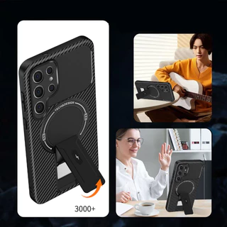 Sunyi สําหรับ Samsung Galaxy S25 Edge S25 S24 S23 S22 Ultra FE Plus เคสโทรศัพท์ขาตั้งแม่เหล็กกันกระแทก – การออกแบบระบายความร้อนและสไตล์มินิมอล