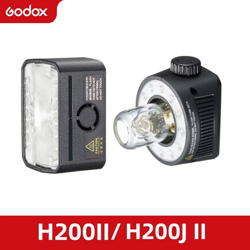 Godox H200II/H200J II หัวแฟลชหลอดไฟเปลือยพร้อมหลอด FT200 สําหรับ AD200Pro II