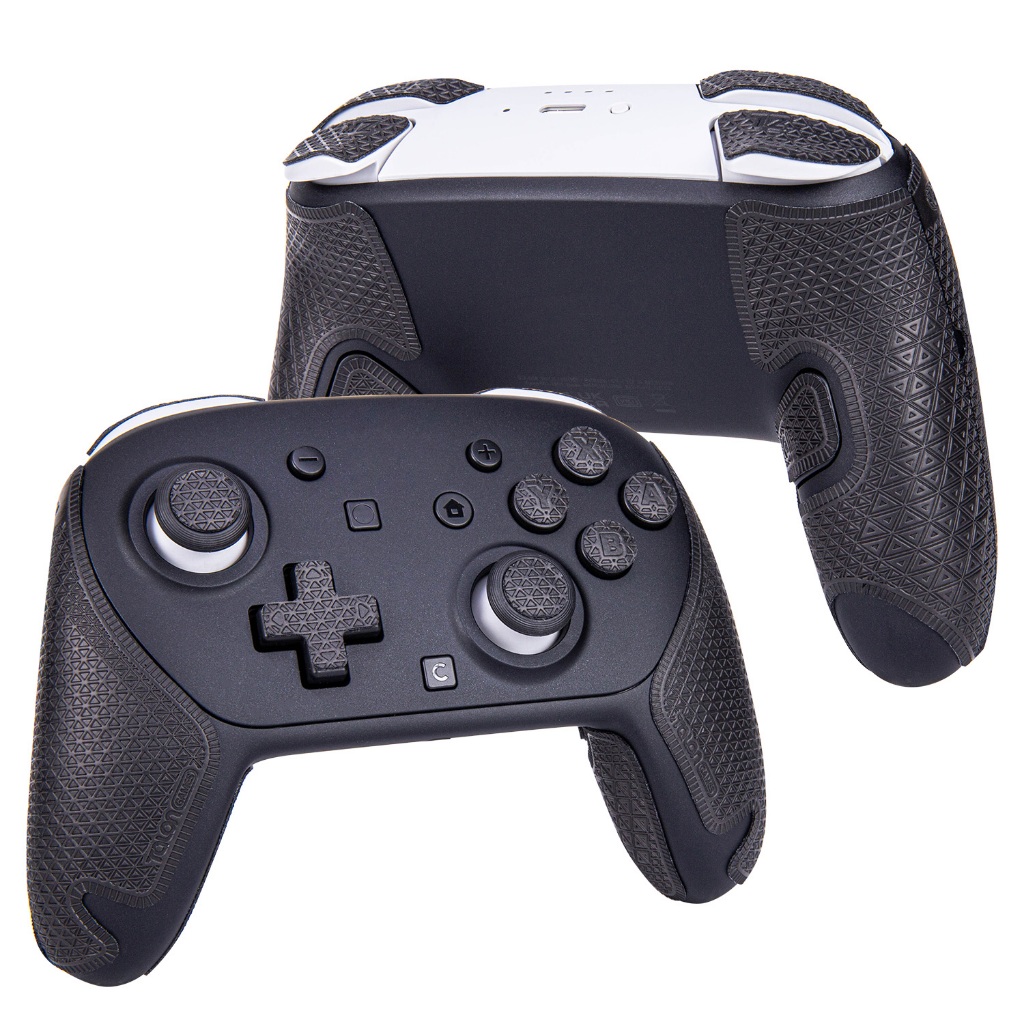 TALONGAMES Controller Grip Tape เข้ากันได้กับ Switch 2 Pro,ชุดผิวพื้นผิวสําหรับสวิตช์ 2 Pro